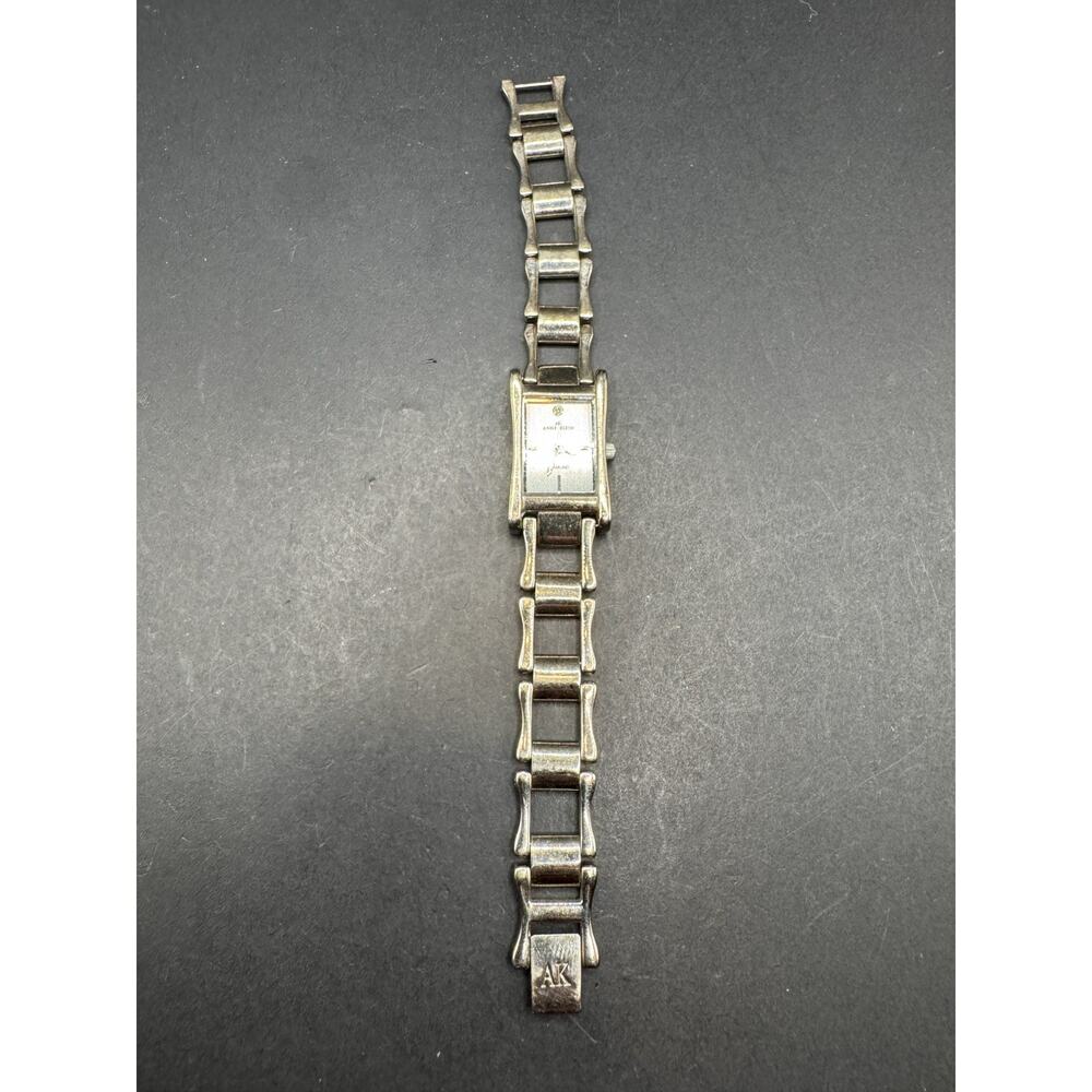 Anne Klein Women's Diamond Rectangular Silver Ton… - image 2